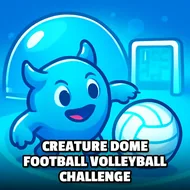 Creature Dome Football Volleyball Challenge - Puppet Football game